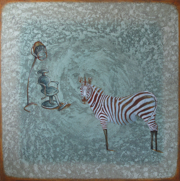 Beauty Deal -- Acrylic On Canvas 48x48 In