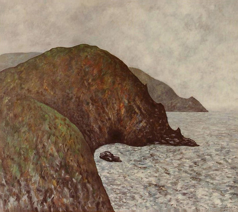 Cliffs at Stoke Fleming I 24 x 28 | 1987