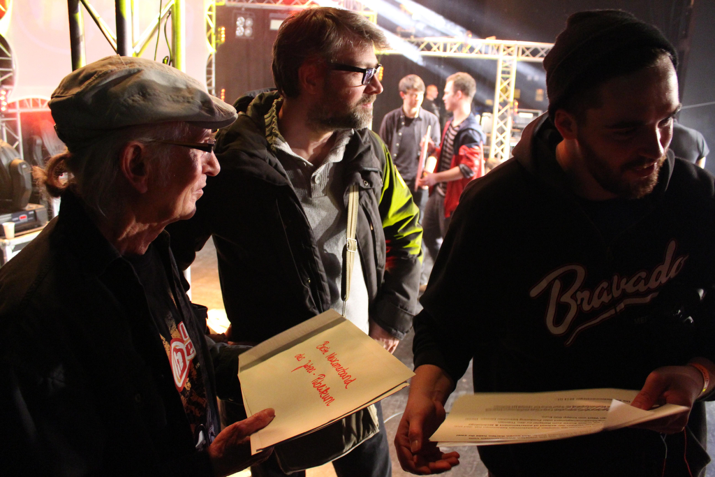 L to R: Dieter Herker (founder of Local Heroes), Hannes Jaeckl (producer, musician and judge) and Christoph Eisenmenger (photographer)