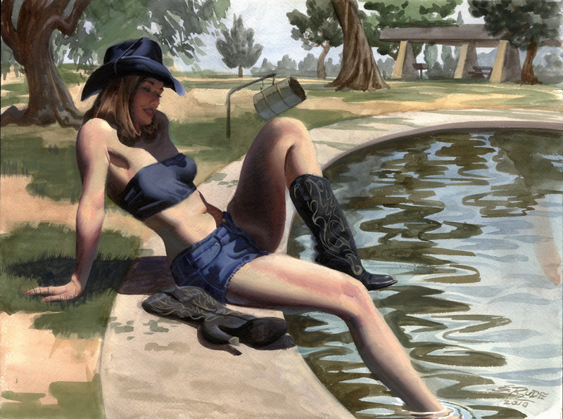 Jessica On The Lake