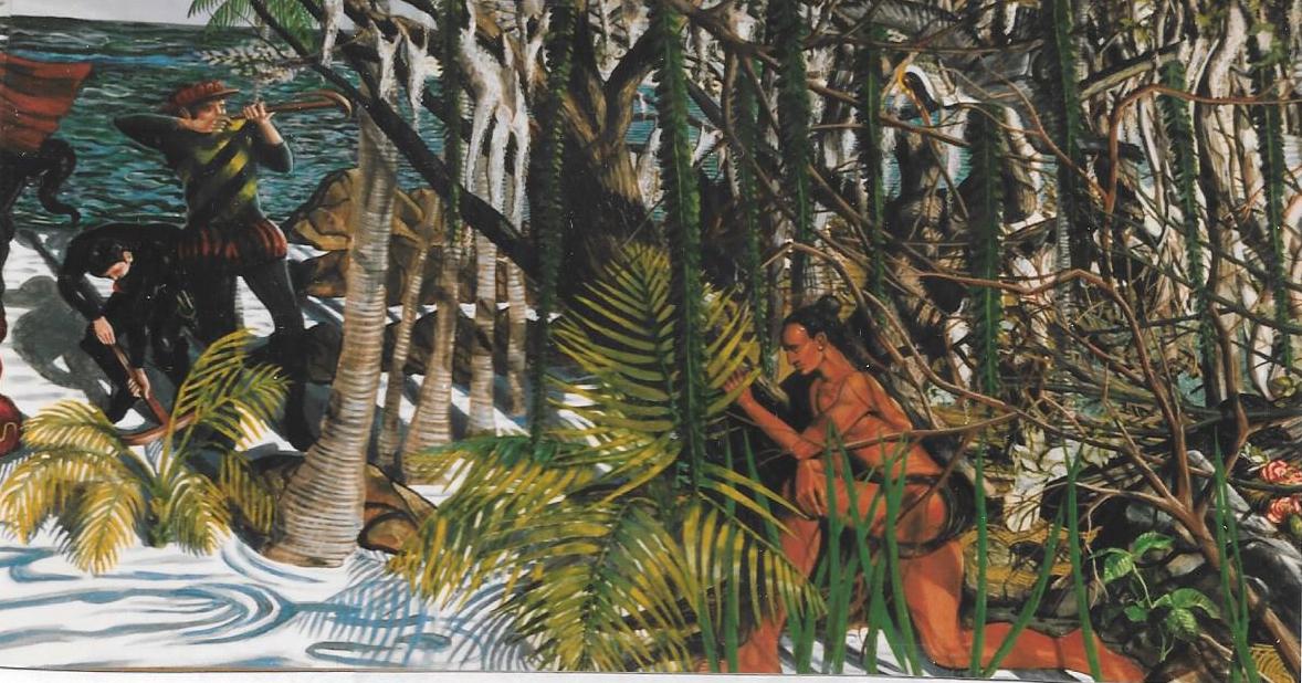 Jose Rodeiro The Landing Of Hernando DeSoto In Tampa Bay, Tampa Convention Center (detail)