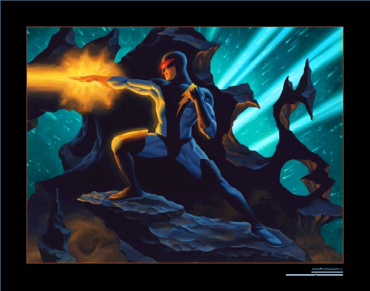 Nexus Statue Litograph