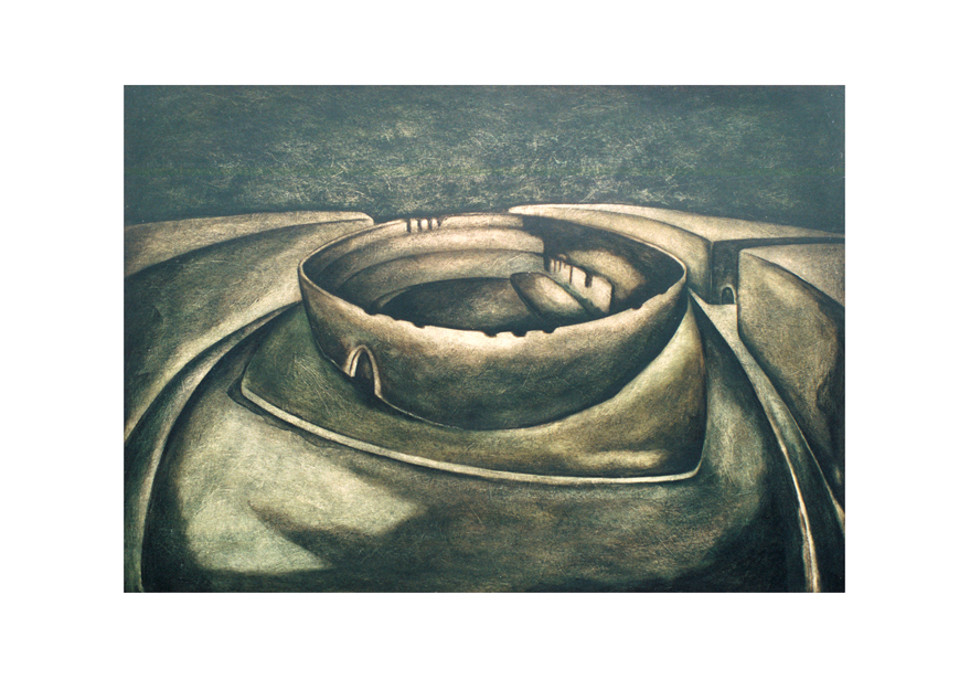 Sueño Mágico - Acrylic On Cardboard 28 X 39 Inches