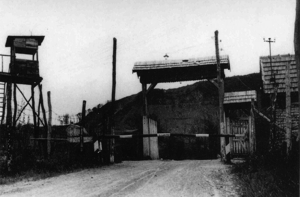 Entrance to Recsk Prison, most notorious of the Soviet prisons in Hungary.