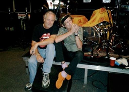Starbuck and Stones' guitarist Keith Richards.
