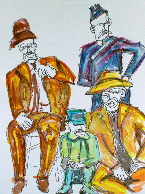 forrest_the_onlookers_ink_and_watercolor_on_paper_15x11_w