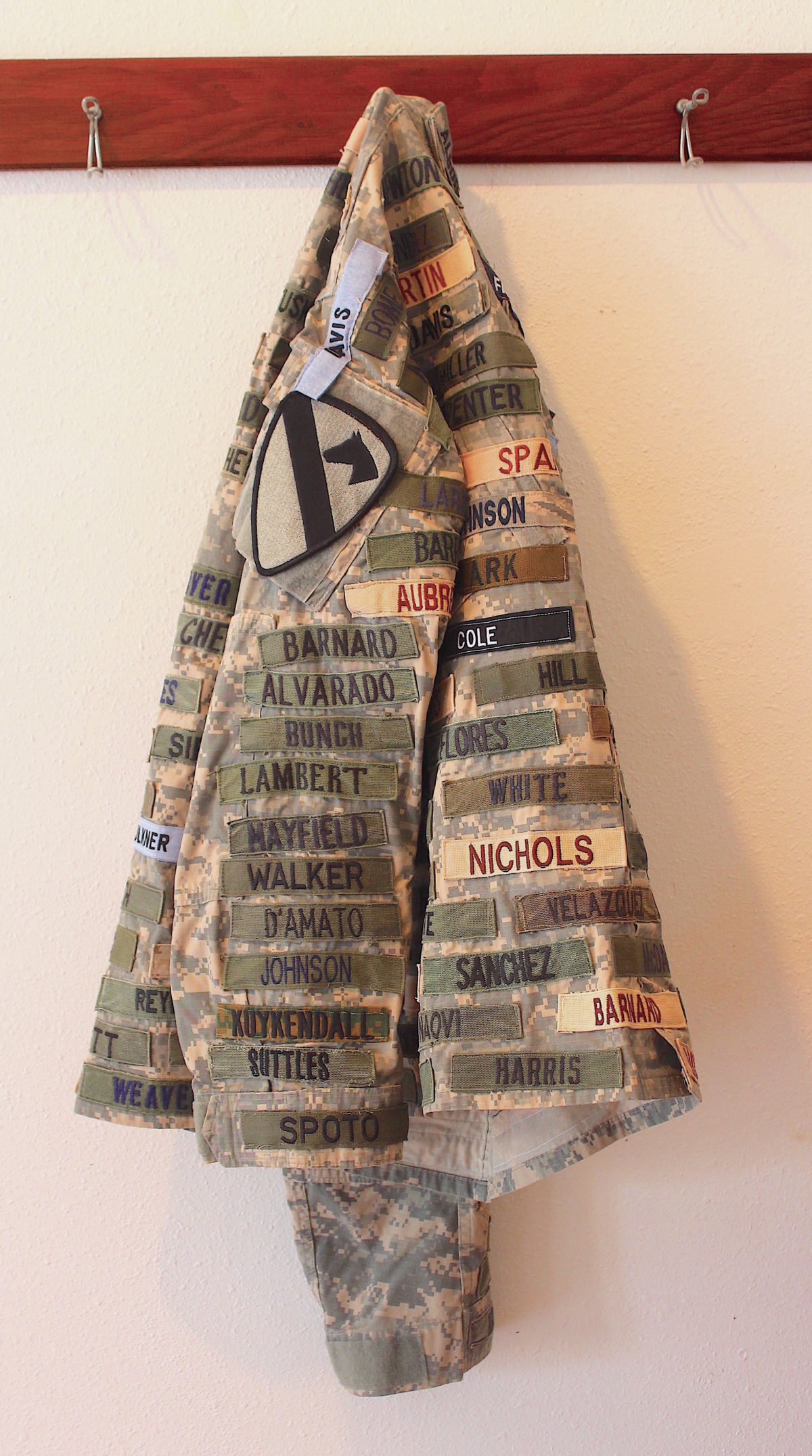 Soldier's Jacket, Mixed Media, Maria-Cristina Jadick 