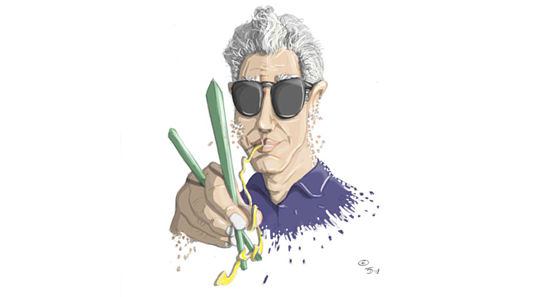 Braised Bourdain/by Jim Palombo